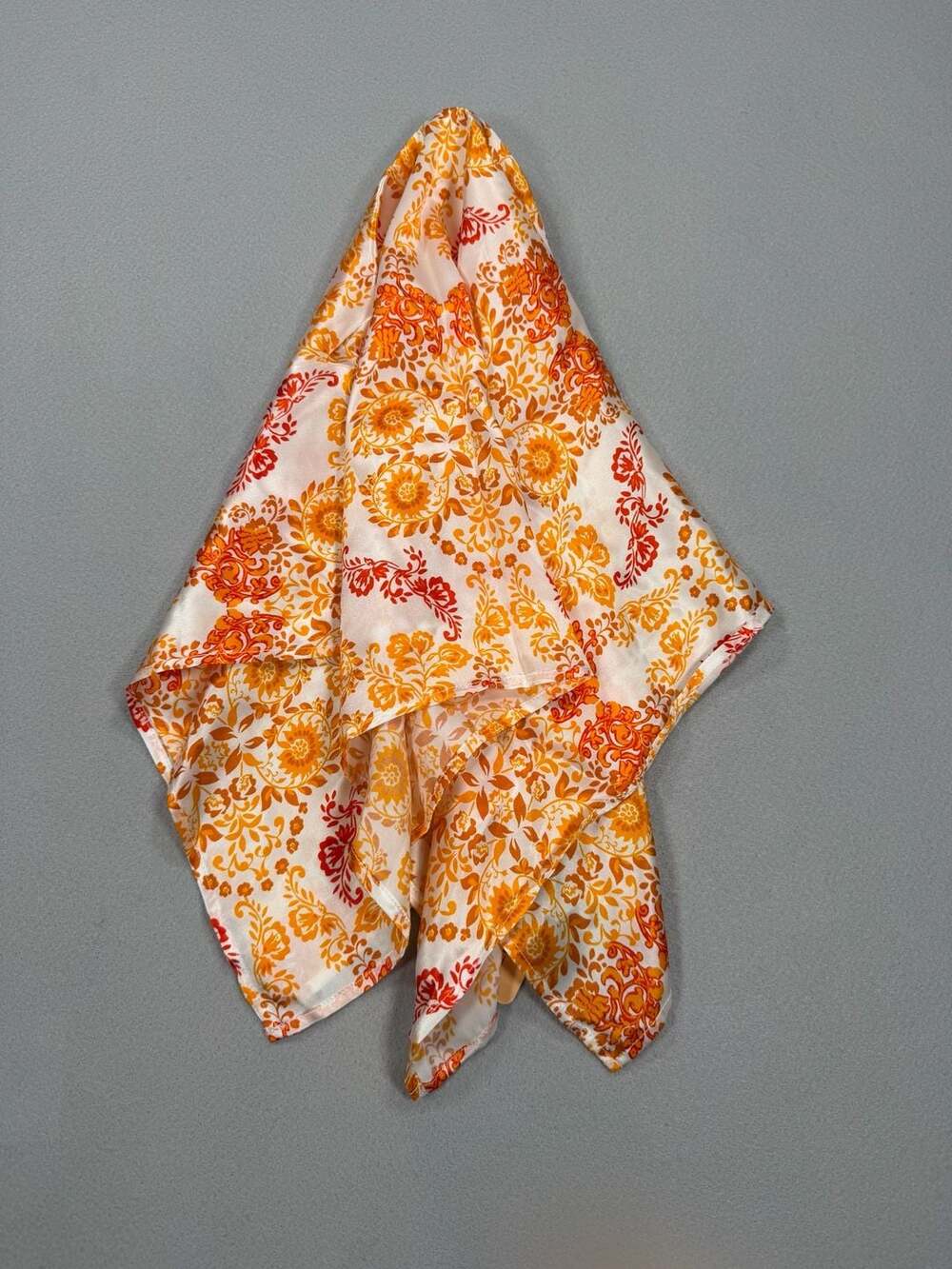 Lise Charmel 100% Silk Floral Print Square Scarf NWT